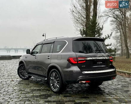 Сірий Інфініті QX80, об'ємом двигуна 5.55 л та пробігом 35 тис. км за 58999 $, фото 28 на Automoto.ua