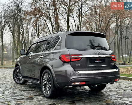 Сірий Інфініті QX80, об'ємом двигуна 5.55 л та пробігом 35 тис. км за 58999 $, фото 35 на Automoto.ua