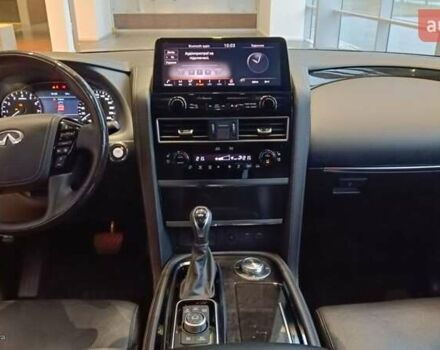 Серый Инфинити QX80, объемом двигателя 5.55 л и пробегом 98 тыс. км за 54900 $, фото 16 на Automoto.ua