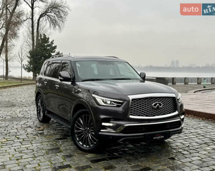 Сірий Інфініті QX80, об'ємом двигуна 5.55 л та пробігом 35 тис. км за 58999 $, фото 163 на Automoto.ua