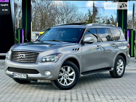 Сірий Інфініті QX80, об'ємом двигуна 5.55 л та пробігом 162 тис. км за 23500 $, фото 1 на Automoto.ua