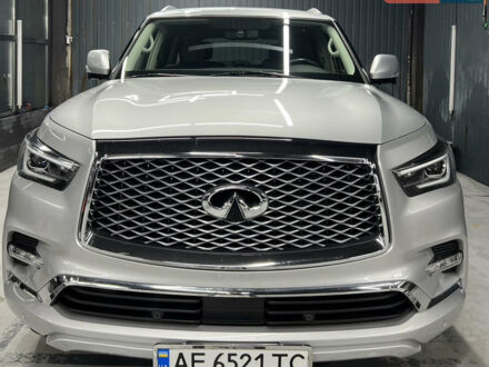 Серый Инфинити QX80, объемом двигателя 5.55 л и пробегом 65 тыс. км за 33207 $, фото 1 на Automoto.ua