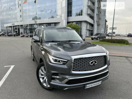 Инфинити QX80 2019 в Киеве на Automoto.ua Серый Инфинити QX80, объемом двигателя 5.6 л и пробегом 94 тыс. км за 44000 $, фото 1 на Automoto.ua