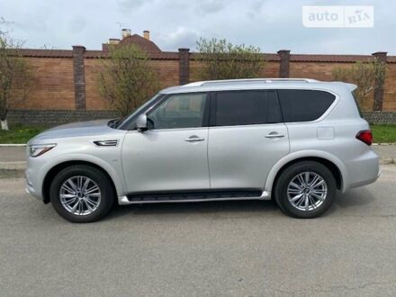 Инфинити QX80 2019 в Киеве на Automoto.ua Серый Инфинити QX80, объемом двигателя 5.6 л и пробегом 57 тыс. км за 50900 $, фото 1 на Automoto.ua