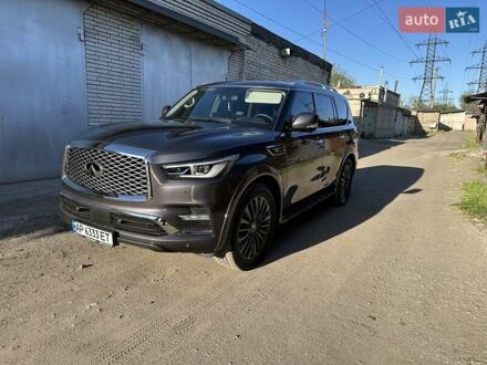 Інфініті QX80 2023 у Запоріжжя на Automoto.ua Сірий Інфініті QX80, об'ємом двигуна 5.55 л та пробігом 14 тис. км за 55500 $, фото 1 на Automoto.ua