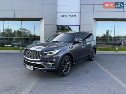 Інфініті QX80 2024 у Харкові на Automoto.ua Сірий Інфініті QX80, об'ємом двигуна 5.55 л та пробігом 9 тис. км за 66900 $, фото 1 на Automoto.ua