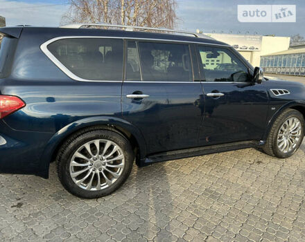 Синій Інфініті QX80, об'ємом двигуна 5.55 л та пробігом 105 тис. км за 27600 $, фото 7 на Automoto.ua