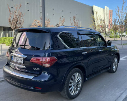 Синий Инфинити QX80, объемом двигателя 5.6 л и пробегом 250 тыс. км за 24900 $, фото 4 на Automoto.ua