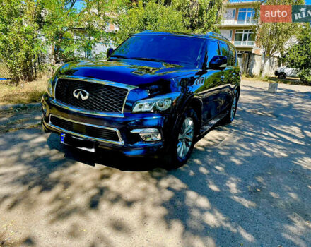 Синий Инфинити QX80, объемом двигателя 5.55 л и пробегом 40 тыс. км за 30500 $, фото 9 на Automoto.ua