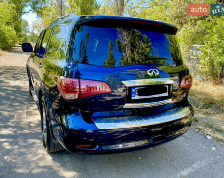 Синий Инфинити QX80, объемом двигателя 5.55 л и пробегом 40 тыс. км за 30500 $, фото 7 на Automoto.ua