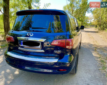 Синий Инфинити QX80, объемом двигателя 5.55 л и пробегом 40 тыс. км за 30500 $, фото 6 на Automoto.ua