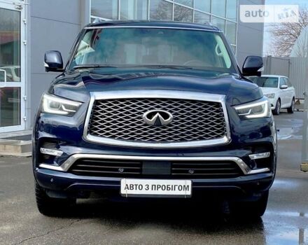 Синий Инфинити QX80, объемом двигателя 5.55 л и пробегом 157 тыс. км за 36999 $, фото 4 на Automoto.ua