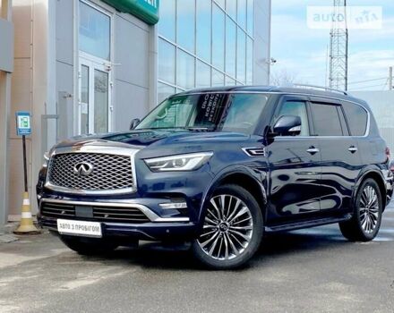 Синій Інфініті QX80, об'ємом двигуна 5.55 л та пробігом 157 тис. км за 36999 $, фото 2 на Automoto.ua