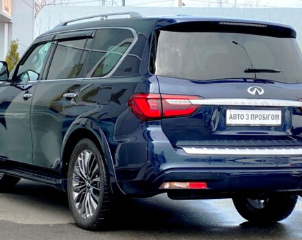 Синий Инфинити QX80, объемом двигателя 5.6 л и пробегом 157 тыс. км за 37900 $, фото 1 на Automoto.ua