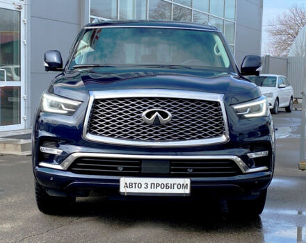 Синий Инфинити QX80, объемом двигателя 5.6 л и пробегом 157 тыс. км за 37900 $, фото 6 на Automoto.ua