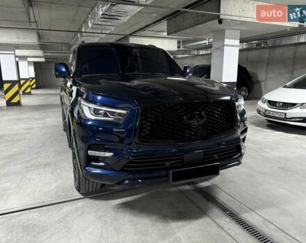 Синий Инфинити QX80, объемом двигателя 5.55 л и пробегом 50 тыс. км за 26500 $, фото 15 на Automoto.ua