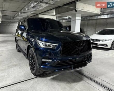 Синий Инфинити QX80, объемом двигателя 5.55 л и пробегом 50 тыс. км за 26500 $, фото 14 на Automoto.ua