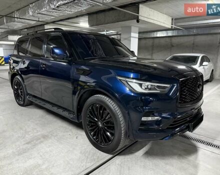Синий Инфинити QX80, объемом двигателя 5.55 л и пробегом 50 тыс. км за 26500 $, фото 13 на Automoto.ua