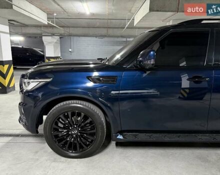 Синий Инфинити QX80, объемом двигателя 5.55 л и пробегом 50 тыс. км за 26500 $, фото 4 на Automoto.ua