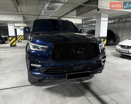 Синий Инфинити QX80, объемом двигателя 5.55 л и пробегом 50 тыс. км за 26500 $, фото 16 на Automoto.ua