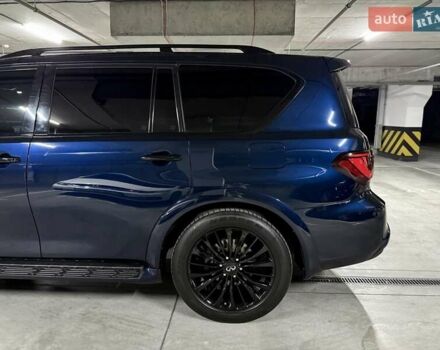 Синий Инфинити QX80, объемом двигателя 5.55 л и пробегом 50 тыс. км за 26500 $, фото 5 на Automoto.ua