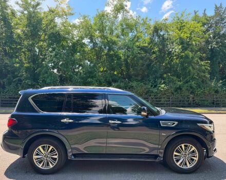 Синий Инфинити QX80, объемом двигателя 5.6 л и пробегом 50 тыс. км за 34000 $, фото 4 на Automoto.ua