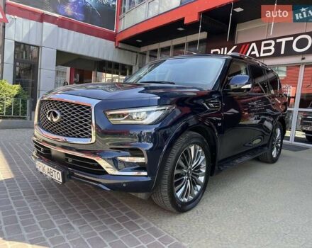 Синий Инфинити QX80, объемом двигателя 5.55 л и пробегом 56 тыс. км за 49900 $, фото 6 на Automoto.ua