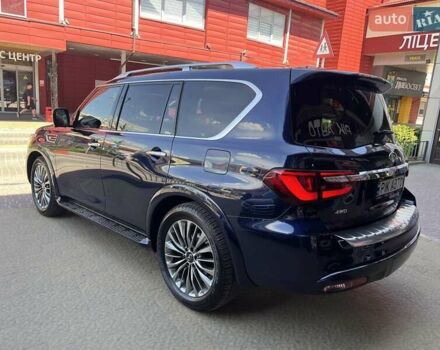 Синий Инфинити QX80, объемом двигателя 5.55 л и пробегом 56 тыс. км за 49900 $, фото 9 на Automoto.ua