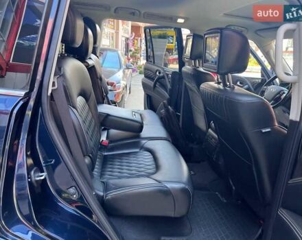 Синий Инфинити QX80, объемом двигателя 5.55 л и пробегом 56 тыс. км за 49900 $, фото 49 на Automoto.ua