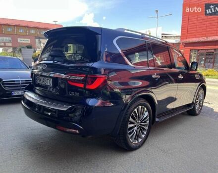 Синий Инфинити QX80, объемом двигателя 5.55 л и пробегом 56 тыс. км за 49900 $, фото 7 на Automoto.ua