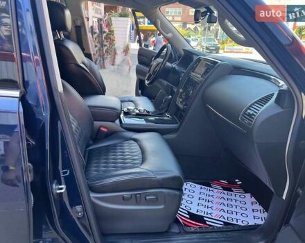 Синий Инфинити QX80, объемом двигателя 5.55 л и пробегом 56 тыс. км за 49900 $, фото 51 на Automoto.ua