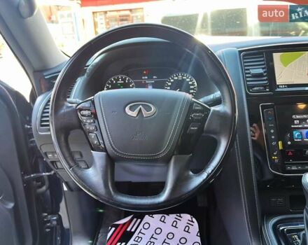 Синий Инфинити QX80, объемом двигателя 5.55 л и пробегом 56 тыс. км за 49900 $, фото 42 на Automoto.ua