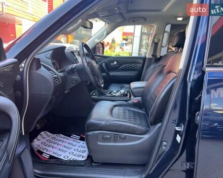 Синий Инфинити QX80, объемом двигателя 5.55 л и пробегом 56 тыс. км за 49900 $, фото 16 на Automoto.ua