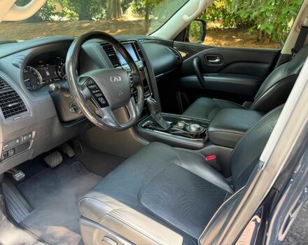 Синий Инфинити QX80, объемом двигателя 5.6 л и пробегом 50 тыс. км за 34000 $, фото 8 на Automoto.ua
