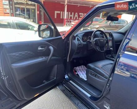 Синий Инфинити QX80, объемом двигателя 5.55 л и пробегом 56 тыс. км за 49900 $, фото 12 на Automoto.ua