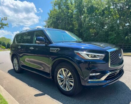 Синий Инфинити QX80, объемом двигателя 5.6 л и пробегом 50 тыс. км за 34000 $, фото 2 на Automoto.ua