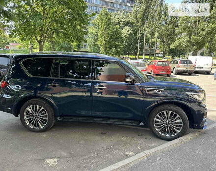 Синий Инфинити QX80, объемом двигателя 5.6 л и пробегом 35 тыс. км за 77777 $, фото 8 на Automoto.ua