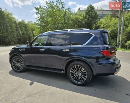 Синій Інфініті QX80, об'ємом двигуна 5.55 л та пробігом 20 тис. км за 61000 $, фото 24 на Automoto.ua