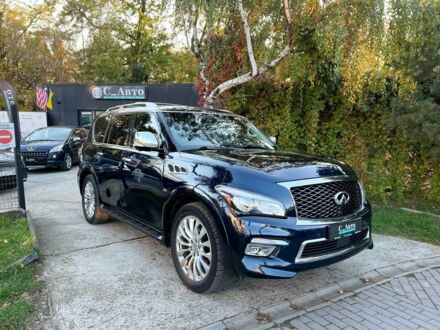 Инфинити QX80 2014 в Черновцах на Automoto.ua Синий Инфинити QX80, объемом двигателя 5.6 л и пробегом 108 тыс. км за 23900 $, фото 1 на Automoto.ua