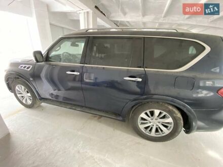 Синий Инфинити QX80, объемом двигателя 5.6 л и пробегом 85 тыс. км за 16900 $, фото 1 на Automoto.ua