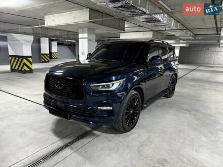 Инфинити QX80 2019 в Днепре (Днепропетровске) на Automoto.ua Синий Инфинити QX80, объемом двигателя 5.55 л и пробегом 50 тыс. км за 26500 $, фото 1 на Automoto.ua