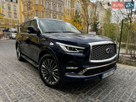 Синий Инфинити QX80, объемом двигателя 5.55 л и пробегом 106 тыс. км за 42222 $, фото 1 на Automoto.ua