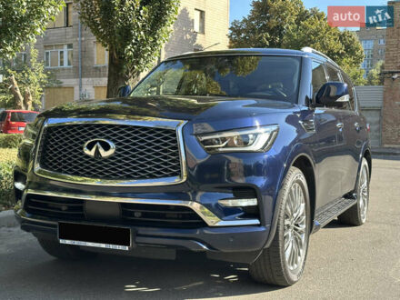 Синій Інфініті QX80, об'ємом двигуна 5.55 л та пробігом 98 тис. км за 45000 $, фото 1 на Automoto.ua