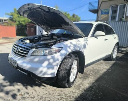 Белый Инфинити FX 35, объемом двигателя 3.5 л и пробегом 190 тыс. км за 9000 $, фото 16 на Automoto.ua