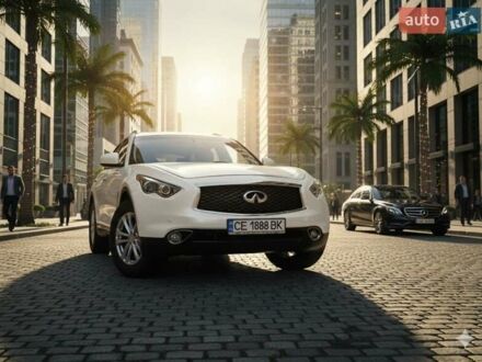 Белый Инфинити FX 35, объемом двигателя 3.5 л и пробегом 190 тыс. км за 15850 $, фото 1 на Automoto.ua
