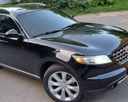 Черный Инфинити FX 35, объемом двигателя 3.5 л и пробегом 201 тыс. км за 11850 $, фото 5 на Automoto.ua