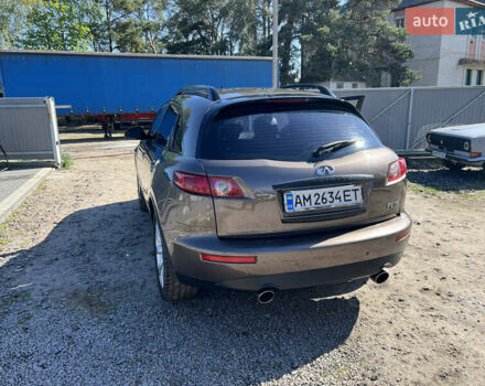 Коричневый Инфинити FX 35, объемом двигателя 3.5 л и пробегом 315 тыс. км за 7500 $, фото 8 на Automoto.ua