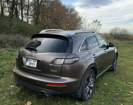 Коричневый Инфинити FX 35, объемом двигателя 3.5 л и пробегом 240 тыс. км за 9500 $, фото 3 на Automoto.ua