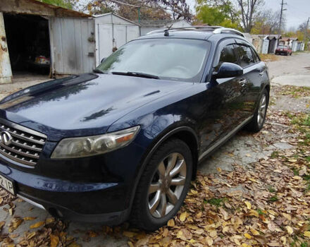 Синий Инфинити FX 35, объемом двигателя 3.5 л и пробегом 230 тыс. км за 8200 $, фото 4 на Automoto.ua