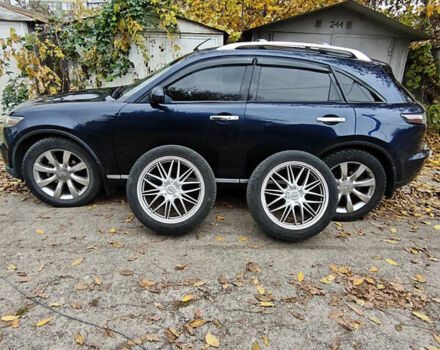 Синий Инфинити FX 35, объемом двигателя 3.5 л и пробегом 230 тыс. км за 8200 $, фото 13 на Automoto.ua